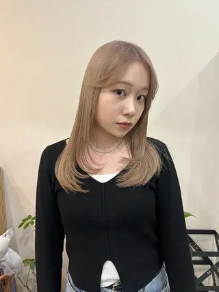 ロング カラー ボブ/透明感カラー 🧸YUI❤️のヘアスタイル