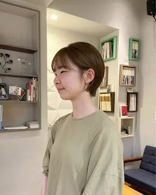 ショート かわい りほのヘアスタイル
