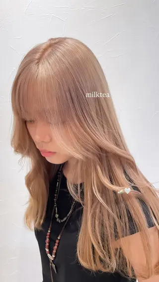 ロング カラー ふわモテ/艶カラー yuki♡♡のヘアスタイル