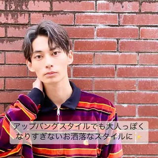 ショート パーマ メンズ 艶髪と透明感を ‼️/若林のヘアスタイル