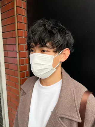 メンズ 柏メンズパーマ特化 蛯谷 晃裕のヘアスタイル