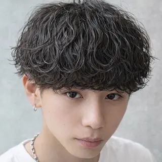 メンズ RUKA👱🏻 メンズカットパーマのヘアスタイル