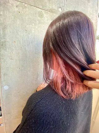 ミディアム カラー な つのヘアスタイル
