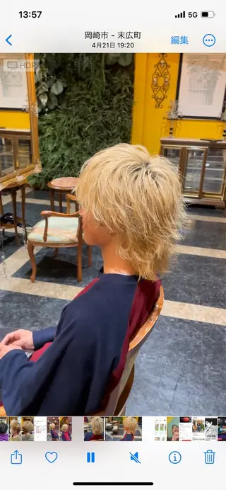 カラー メンズ 【メンズ専門‼️】 聞谷 友貴矢のヘアスタイル