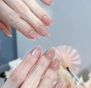 ネイル By moonネイル 🌷ワンホン/韓国風のネイルデザイン