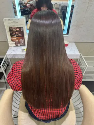 ロング パーマ 髪質改善⭐️縮毛矯正 中野⭐️Rinaのヘアスタイル