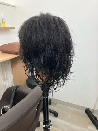 ロング パーマ well高崎上大類町 /湯浅泳作のヘアスタイル