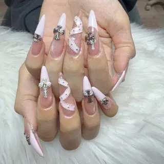 ネイル 🎀nana🫧 ワンホンネイル🎀のネイルデザイン