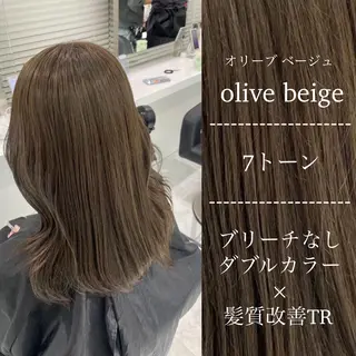 カラー 🤍ブリーチなし ブラウンhimi🤍のヘアスタイル