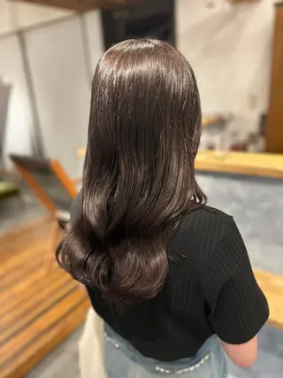 ロング カラー ボブレイヤー募集中 出島　凜平のヘアスタイル