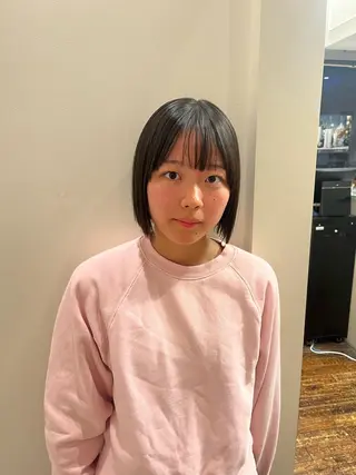 ショート 【美ボブ.艶カラー. 梅田茶屋町】midoのヘアスタイル