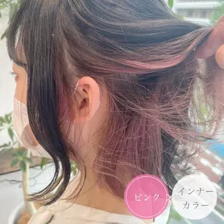 ショート カラー アンブレラカラー💫 フェイスフレーミングのヘアスタイル