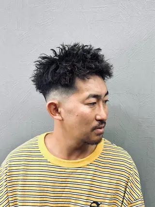 ショート パーマ メンズ 💈メンズパーマ💈 ナカザワ　　リョウのヘアスタイル