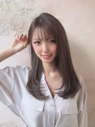 セミロング 縮毛矯正・髪質改善 ❣️三浦正也のヘアスタイル