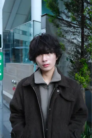 ミディアム パーマ メンズパーマ No.1うえちりくのヘアスタイル