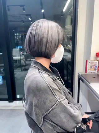ショート カラー 髪質改善/ブリーチ/ ボブ特化/よしきのヘアスタイル