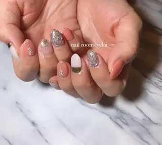ネイル ﾈｲﾙﾙｰﾑﾘｯｶ 𝐦𝐚𝐲𝐮のネイルデザイン