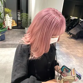 セミロング カラー ✨MiL✨ ✨心斎橋✨のヘアスタイル