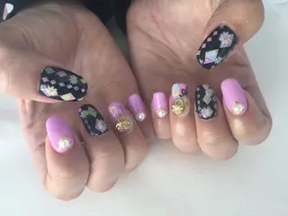 ネイル 💎🐰 saki. m 🐰💎のネイルデザイン