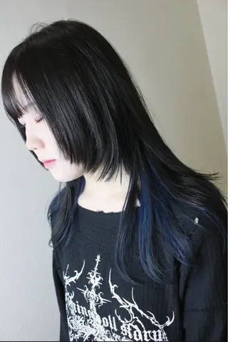 ロング カラー 土居 正季のヘアスタイル