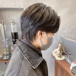 ミディアム メンズ 小野 竜聖のヘアスタイル