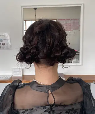 ヘアアレンジ 塔崎 りこのヘアスタイル