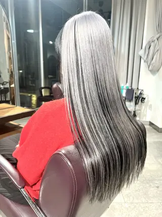 ロング カラー ヘアアレンジ 🌈インナーカラー ‘ショウマ’🌈のヘアスタイル