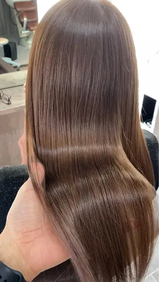 ロング 縮毛矯正/髪質改善 コヤマのヘアスタイル