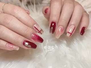 ネイル 𝐞𝐚𝐜𝐡 nanami🩰のネイルデザイン