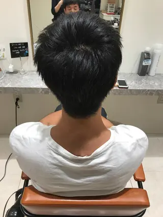 ショート メンズ 菅 由梨菜のヘアスタイル