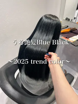 ロング カラー 大人っぽ韓国ヘア 寒色💙yuma💙のヘアスタイル