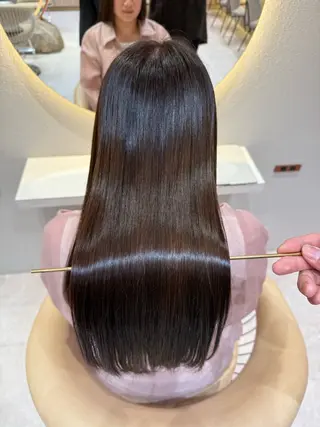 ロング カラー 縮毛矯正✨🫧 レイヤー川村利幸のヘアスタイル