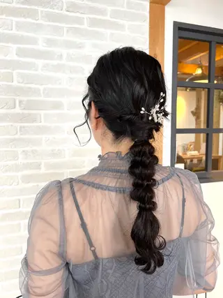 ロング ヘアアレンジ Topstylist YUKIのヘアスタイル