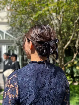 ヘアアレンジ はっとり ななせのヘアスタイル