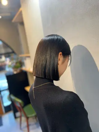 ショート 神戸ボブ✂️ ioe三宮/田 伸佳のヘアスタイル