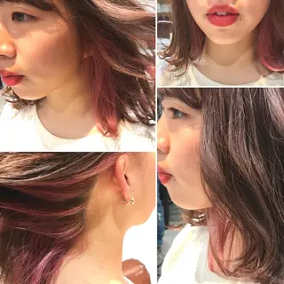 ミディアム カラー 竹嶌 健吾のヘアスタイル