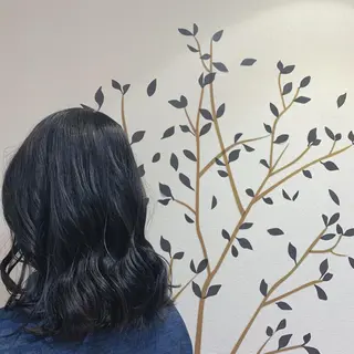 ミディアム カラー ヘアアレンジ 小白井 由美のヘアスタイル