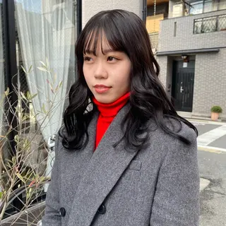 ロング カラー カラーモデル fon▶山田 悠華のヘアスタイル