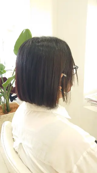 ミディアム キンジョウ エナミのヘアスタイル