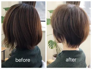 ショート カラー nest  のヘアスタイル