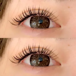 マツエク・マツパ evereyes モニターのマツエク・マツパデザイン