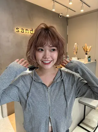 パーマ 撮影モデル 様募集中🫧ももかのヘアスタイル