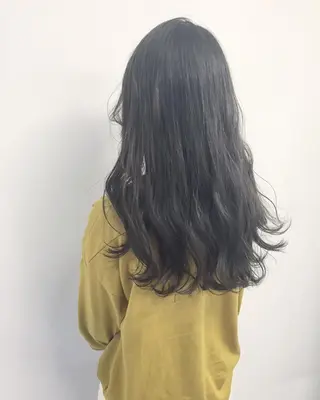 ロング カラー 肌に馴染むカラー 梅田・増田のヘアスタイル