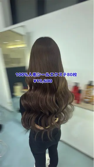 ロング シールエクステAOI 🫧🩵NEOBOXのヘアスタイル