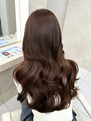 ロング カラー 名古屋/レイヤー 島原　由璃のヘアスタイル