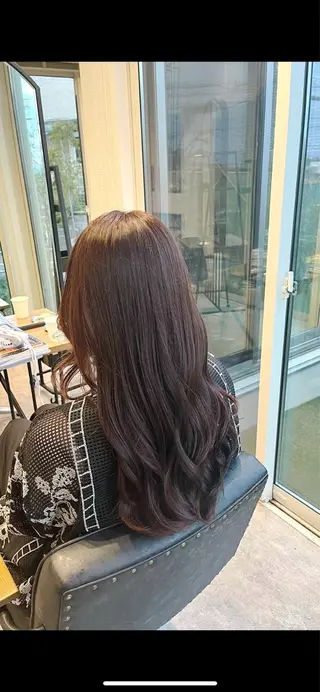ロング カラー カットモデル✂️ ゆうかのヘアスタイル