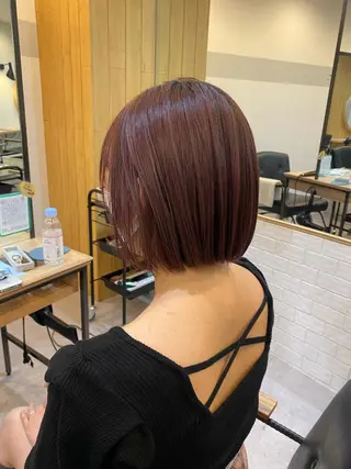 ミディアム カラー 透明感カラー/京橋/ reikoのヘアスタイル
