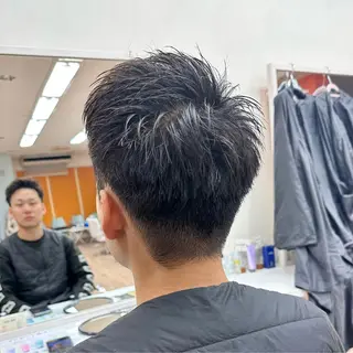 メンズ ゲンキ /ウルフカットのヘアスタイル