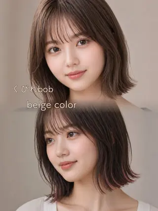 カラー 丸山 心 / 艶カラーのヘアスタイル