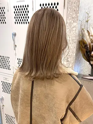 セミロング ボブカット 💎坪谷のヘアスタイル